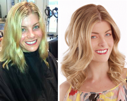 Blonde Hair Corrective Color